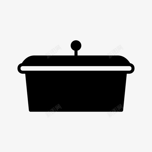 厨师罐子厨房图标svg_新图网 https://ixintu.com 厨师 厨房 商店 器具 罐子 购物符号 锅