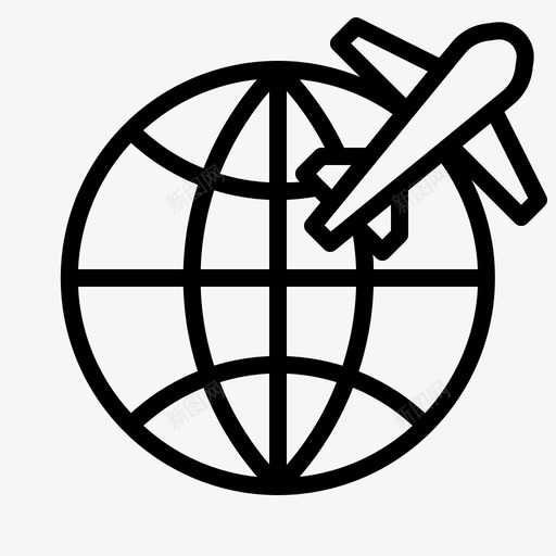 全球飞行星球图标svg_新图网 https://ixintu.com 世界 全球 太空 星球 购物提纲 飞行