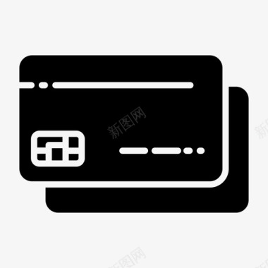 信用卡账单发票图标图标