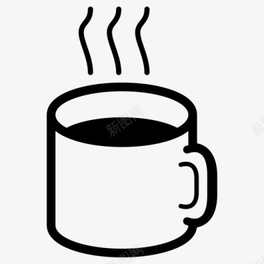 咖啡咖啡因饮料图标图标