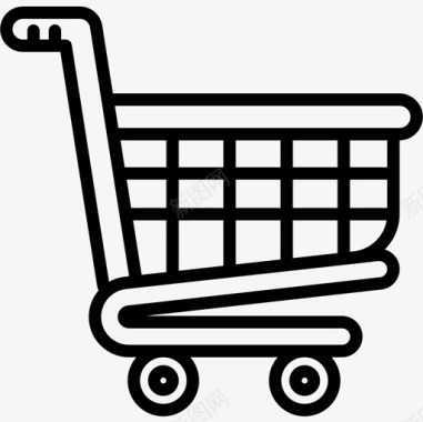 商业和购物零售38线性图标图标