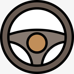 汽车电子汽车电子游戏8线性颜色图标高清图片