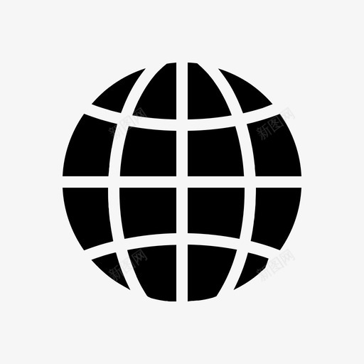 网络浏览器全球图标svg_新图网 https://ixintu.com 世界 互联网 全球 商业收藏 浏览器 网络