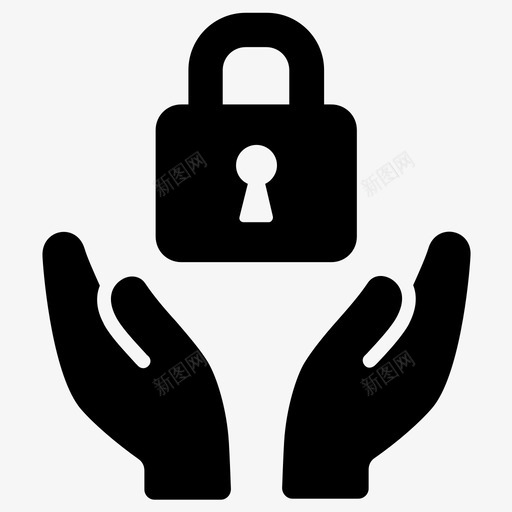 安全锁挂锁图标svg_新图网 https://ixintu.com 安全 挂锁 私人 隐私