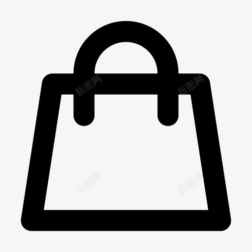 购物袋商业购买图标svg_新图网 https://ixintu.com 商业 管理 购买 购物袋 购物车 销售 黑色