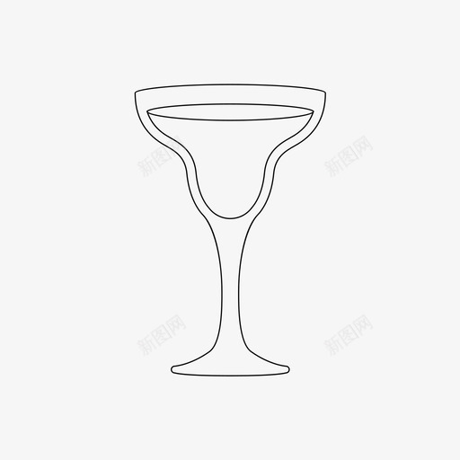 玛格丽塔杯酒吧鸡尾酒图标svg_新图网 https://ixintu.com 灌装 玛格丽塔杯 玻璃器皿 酒吧 鸡尾酒 鸡尾酒和酒吧玻璃器皿 龙舌兰酒