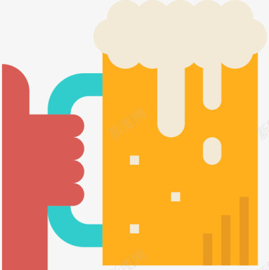 啤酒庆祝13淡啤酒图标图标