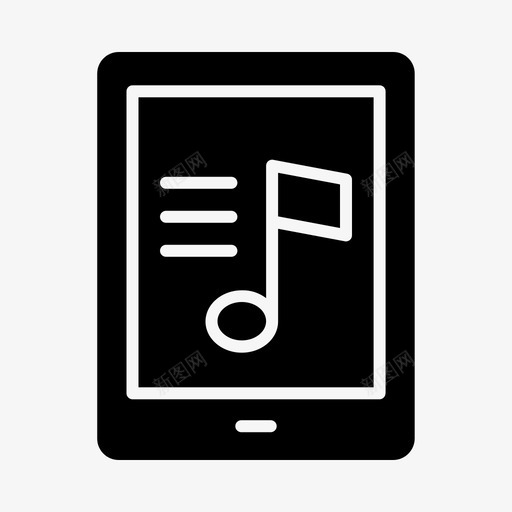 标签音乐在线图标svg_新图网 https://ixintu.com 在线 标签 歌曲 音乐