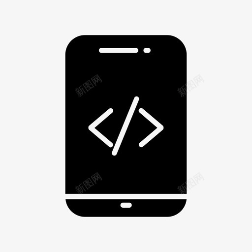 移动开发者代码编程图标svg_新图网 https://ixintu.com glyact4 代码 移动开发者 编程