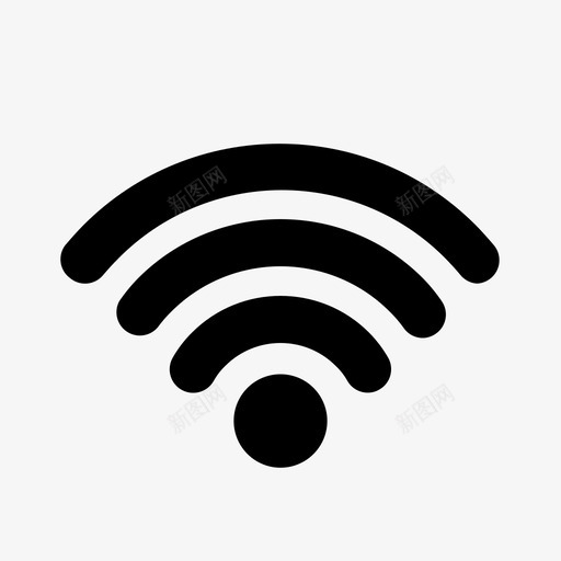 互联网应用程序信号图标svg_新图网 https://ixintu.com wifi 互联网 信号 应用程序 用户界面 用户界面线路