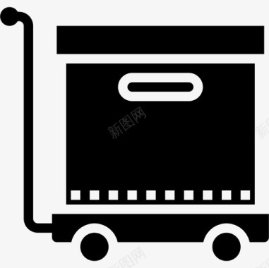 库存购物和电子商务7填充图标图标