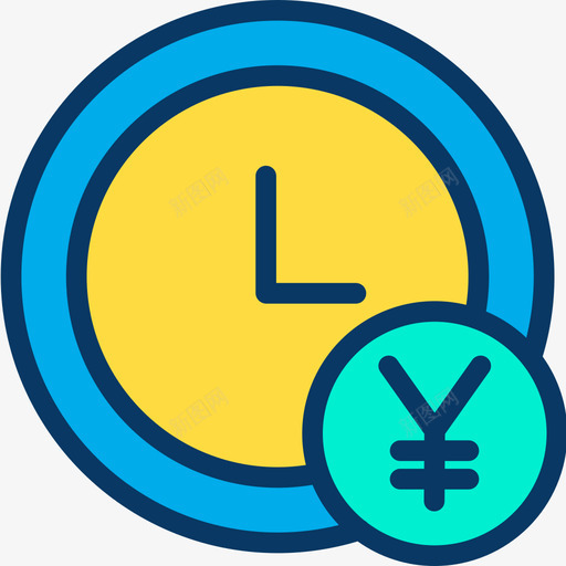 时钟时间管理45线性颜色图标svg_新图网 https://ixintu.com 时钟 时间管理 线性 颜色