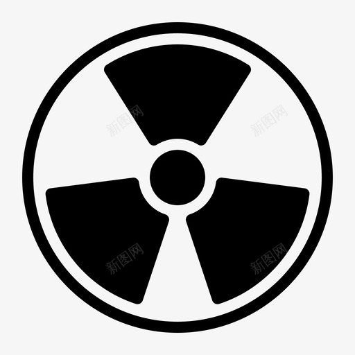 辐射危险核图标svg_新图网 https://ixintu.com 危险 射雕 放射性 有毒 辐射