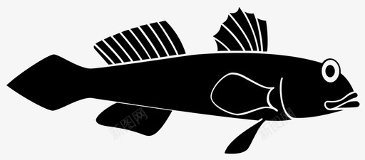 虎鱼鱼海洋图标图标