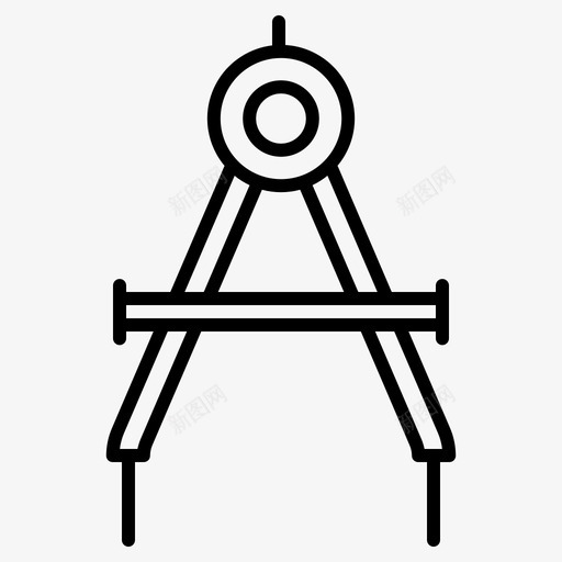 指南针创意绘画指南针图标svg_新图网 https://ixintu.com 创意 想法 指南针 绘画