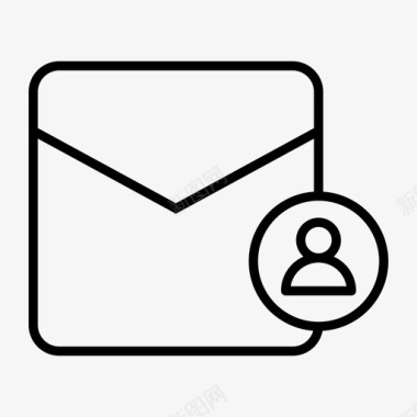用户信函电子邮件图标图标