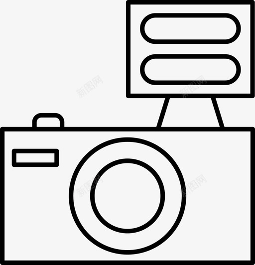 相机数码单反相机图标svg_新图网 https://ixintu.com 单反 摄影 数码 相机