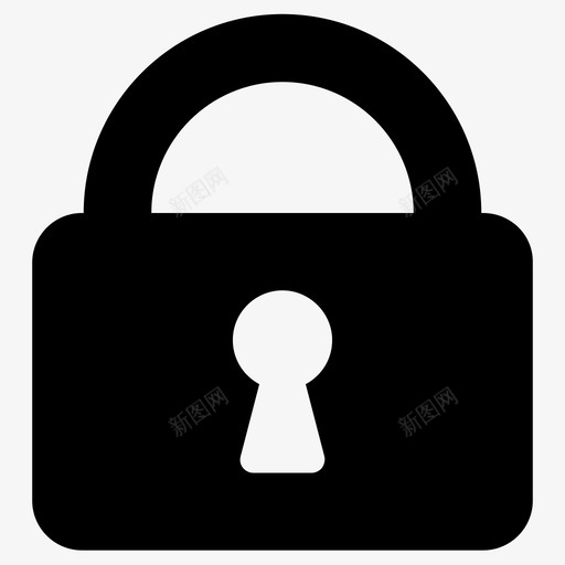 密码访问锁定图标svg_新图网 https://ixintu.com 保护 安全 密码 访问 锁定