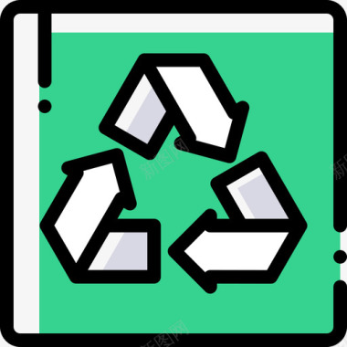 回收包装6漏色图标图标