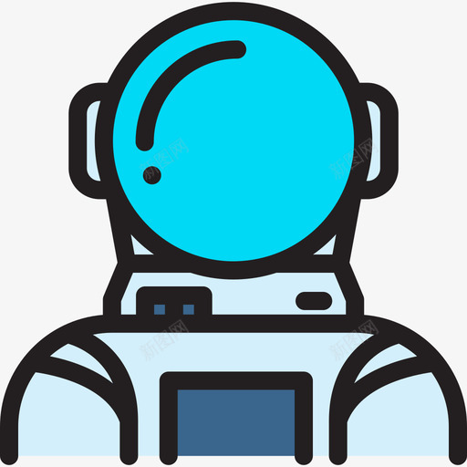 宇航员未来科技12线性颜色图标svg_新图网 https://ixintu.com 宇航员 未来 科技 线性 颜色