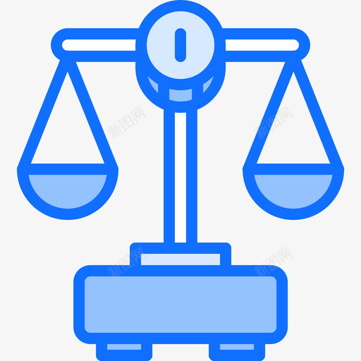 平衡定律12蓝色图标svg_新图网 https://ixintu.com 定律 平衡 蓝色