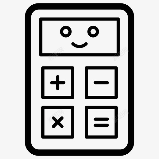 计算器表情符号表情符号情感图标svg_新图网 https://ixintu.com 向量 图标 情感 数字 笑脸 符号 表情 计算器 运算器