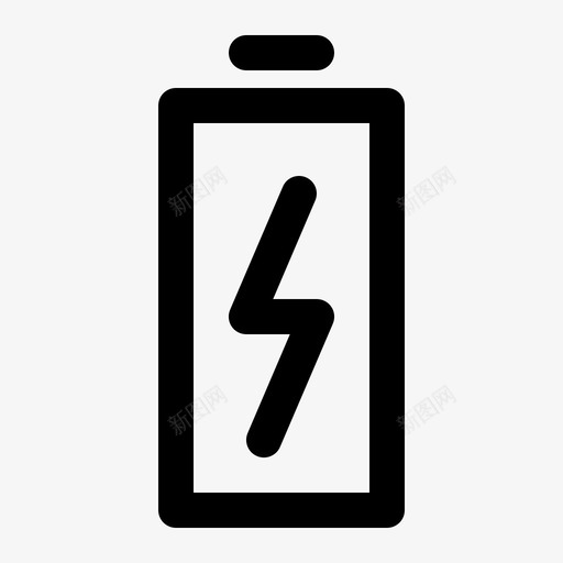 电池充电电源图标svg_新图网 https://ixintu.com 充电 大纲 手机 智能 电池 电源 设备 设置
