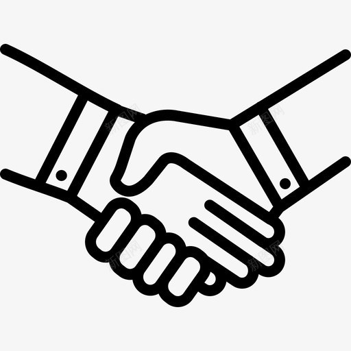 握手协议交易图标svg_新图网 https://ixintu.com 交易 保证 协议 握手 许诺
