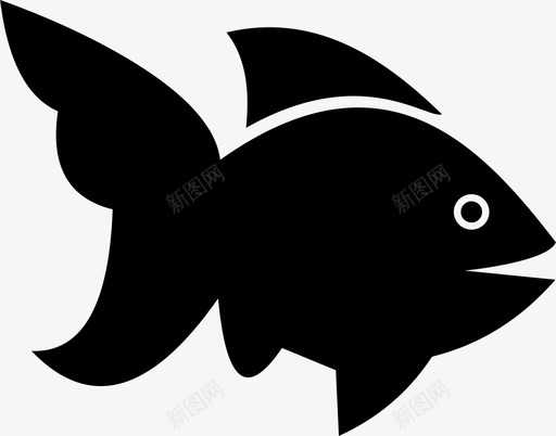 鱼动物海洋图标svg_新图网 https://ixintu.com 世界 动物 水下 海洋