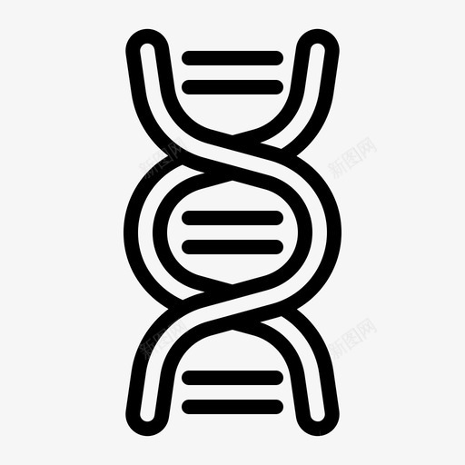 dna染色体遗传图标svg_新图网 https://ixintu.com dna 分子 染色体 螺旋 遗传