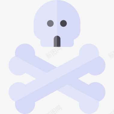 海盗网络犯罪3扁平图标图标