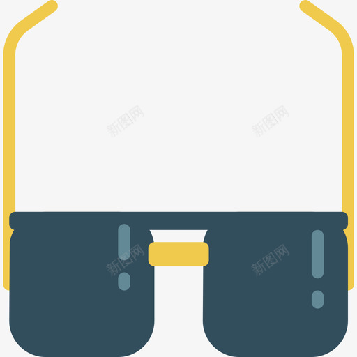 眼镜衣服104平的图标svg_新图网 https://ixintu.com 平的 眼镜 衣服