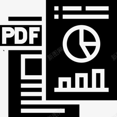 Pdfofficeandbusiness13填充图标图标