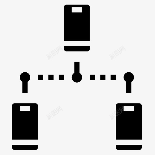 移动电话计算机网络2填充图标svg_新图网 https://ixintu.com 填充 移动电话 计算机网络2