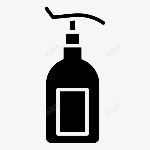 洗液清洁卫生图标svg_新图网 https://ixintu.com 卫生 安全 洗液 清洁