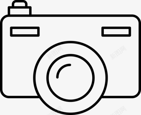 相机数码单反相机图标图标