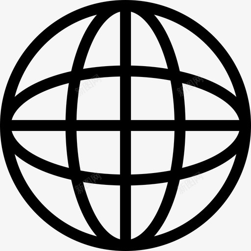 全球旅行社直线图标svg_新图网 https://ixintu.com 全球 旅行社 直线