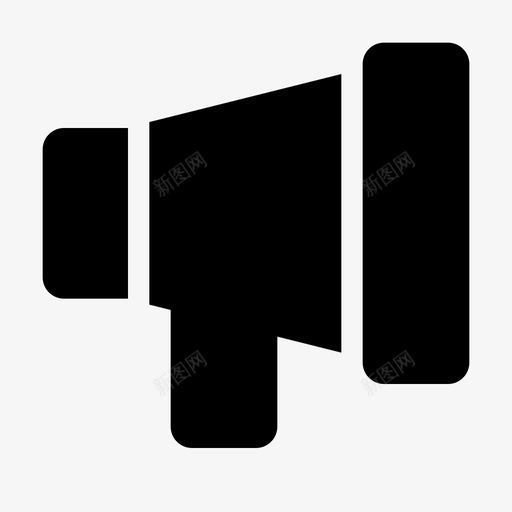 扬声器警报公告图标svg_新图网 https://ixintu.com 公告 商业 图标 声音 字形 扩音器 扬声器 警报 金融