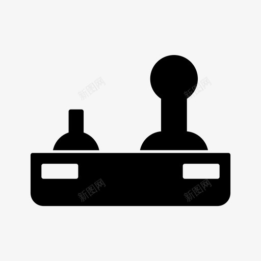 游戏机小工具操纵杆图标svg_新图网 https://ixintu.com 复古 小工具 技术和创新 操纵杆 游戏机
