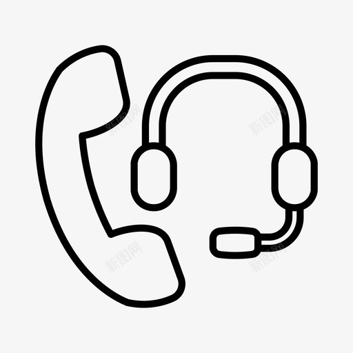 电话支持呼叫中心联系我们图标svg_新图网 https://ixintu.com 呼叫中心 服务 电话支持 联系我们