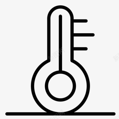 温度温度计天气图标图标