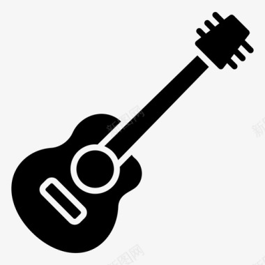 吉他原声音乐图标图标