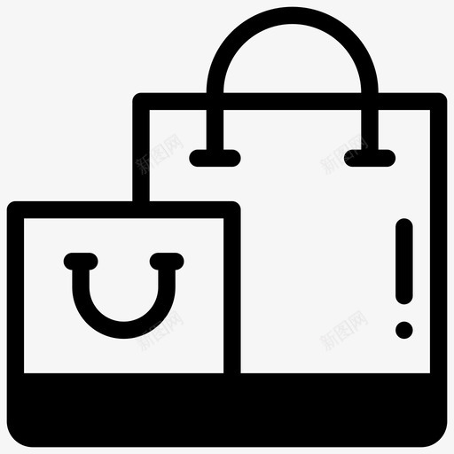 购物购物中心商品图标svg_新图网 https://ixintu.com 商品 纸袋 购物 购物中心