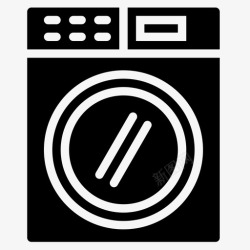 灌装机洗衣机家用电器11台灌装机图标高清图片