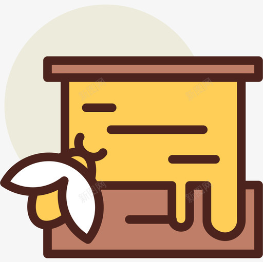 养蜂爱好6线色图标svg_新图网 https://ixintu.com 养蜂 爱好 线色