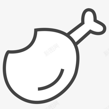 鸡腿图标