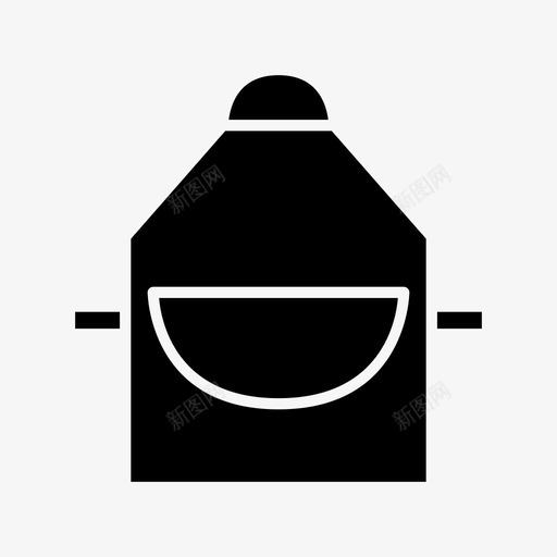围裙厨师厨房图标svg_新图网 https://ixintu.com 公用设施 厨师 厨房 围裙 字形 安全 餐厅