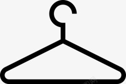 服装店衣架衣架服装店服装图标高清图片