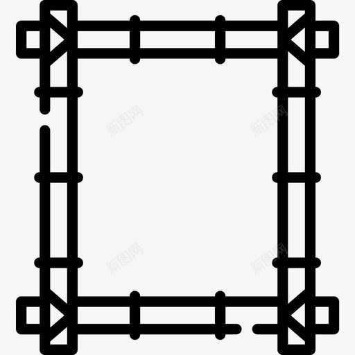 框架线性图标svg_新图网 https://ixintu.com 框架 线性