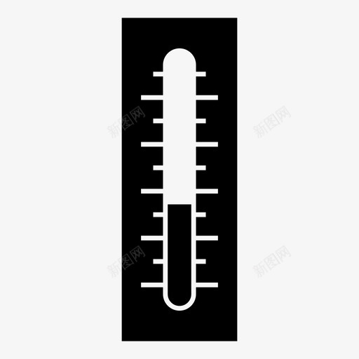 温度计气候测量图标svg_新图网 https://ixintu.com 天气 气候 测量 测量单位 温度 温度计